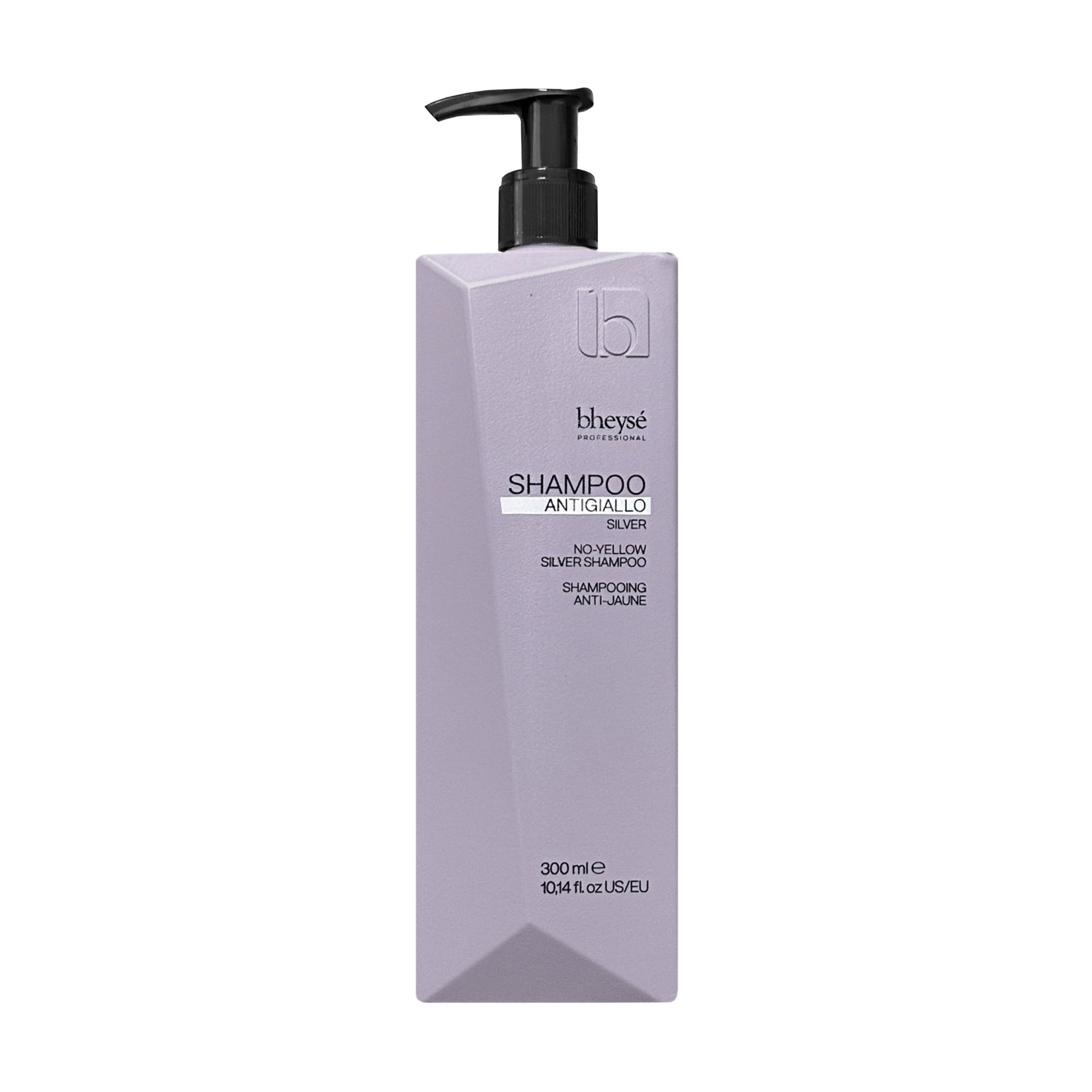 Шампунь Bheyse Professional Silver Shampoo проти жовтизни та помаранчевих відтінків, з колагеном та аргановою олією, 300 мл
